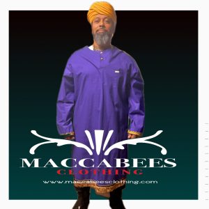 Maccabees Deep Purple Thobe Size 52