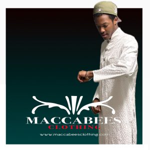Maccabees White on White Thobe Size 46