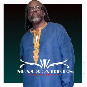 Maccabees Steel Blue Thobe size 46