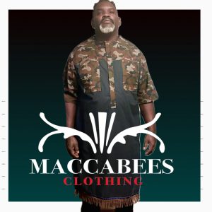 Maccabees camouflage and black thobe size 48
