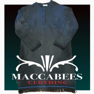Maccabees Black on Black Valor Thobe set size 44