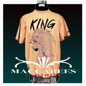 XL,2XL,3XL King T-Shirts Tan
